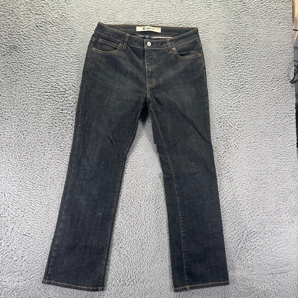 Gap Jeans Womens 10 Blue Cotton Denim Bootcut Streetwear Travel Workwear Stretch